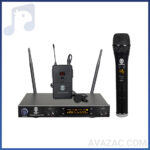 میکروفن بیسیم UHF زیکو مدل U-200HC - فروشگاه آوازک