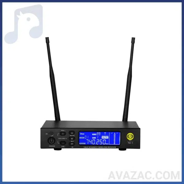 میکروفن بیسیم UHF زیکو مدل TD-1 - فروشگاه آوازک