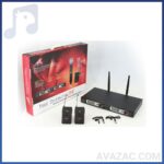 میکروفون بیسیم دو کانال یقه ای D&D مدل UH50C-فروشگاه آوازک