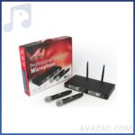 میکروفون بیسیم دو کانال دستی D&D مدل UH50H-فروشگاه آوازک