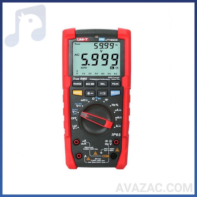 مولتی متر دیجیتال حرفه ای صنعتی UNI-T مدل UT-195DS