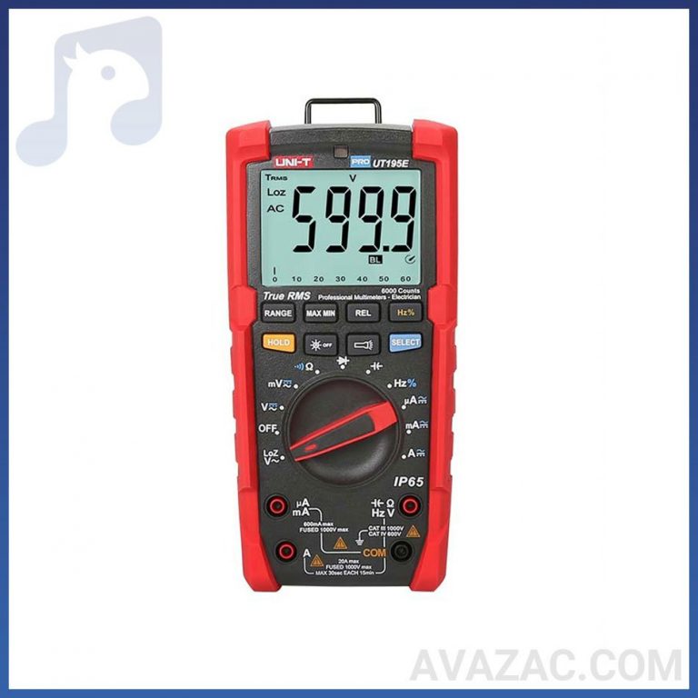 مولتی متر دیجیتال حرفه ای صنعتی UNI-T مدل UT-195E
