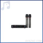 میکروفون بیسیم اکوچنگ مدل HF PCT 1000 ، دو میکروفن دستی