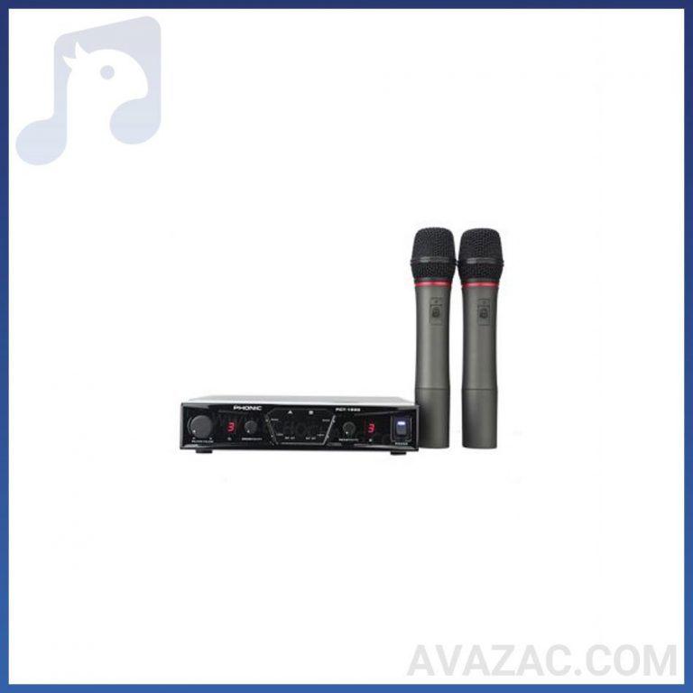 میکروفون بیسیم اکوچنگ مدل HF PCT 1000 ، دو میکروفن دستی