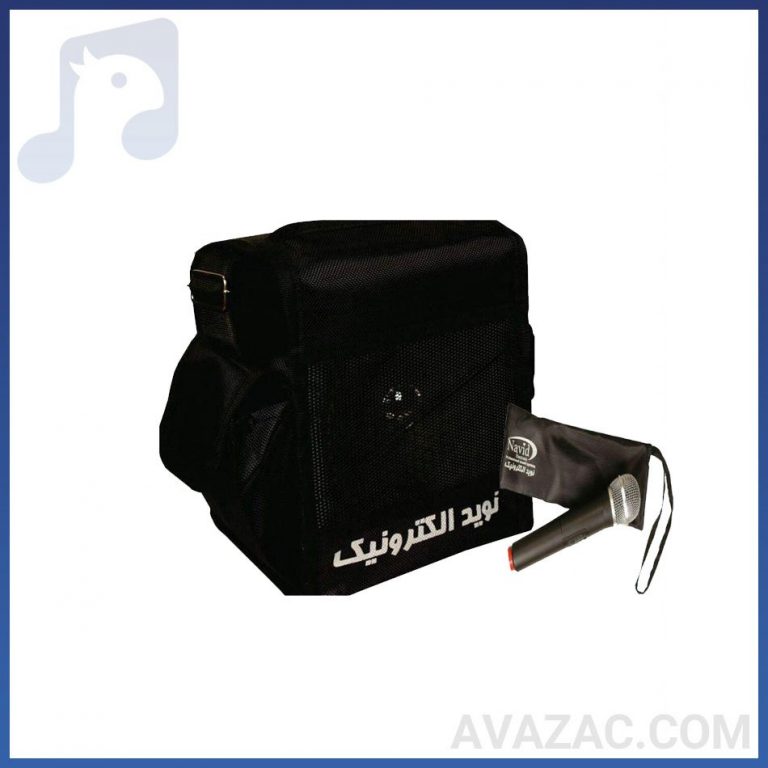 اکو شارژی مینی با میکروفن نوید الکترونیک مدل PA-M604UBR
