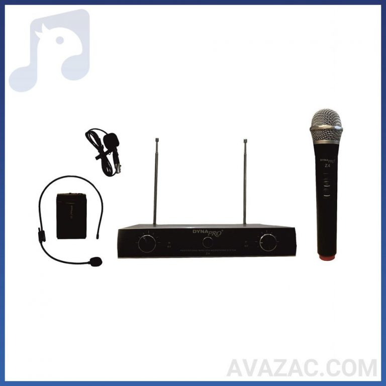 میکروفن بی سیم دستی یقه ای DYNAPRO مدل +Z4