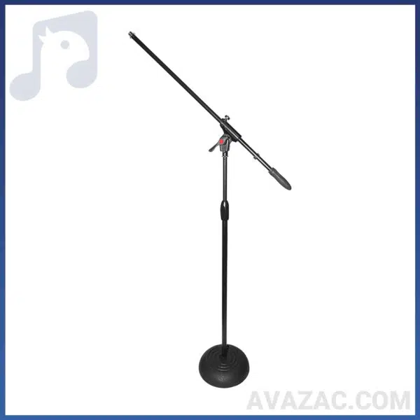 پایه میکروفن سه تیکه کف گرد دایناپرو
