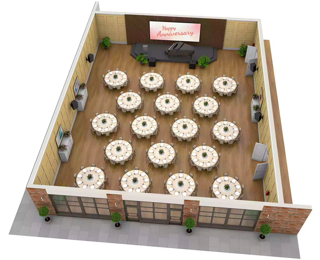 پلان سیستم صوتی تالار