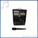 اکو پرتابل قهرمان با میکروفن بیسیم مدل GBS500