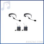 میکروفن بیسیم دو کانال هدمیک یقه ای جی تی آر مدل UEM-992