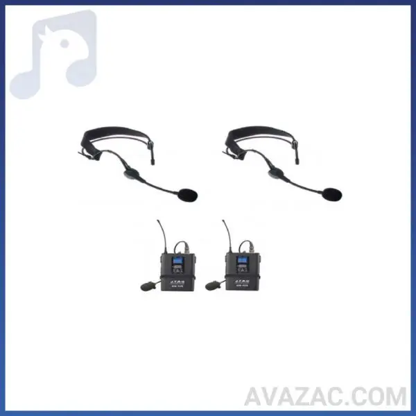 میکروفن بیسیم دو کانال هدمیک یقه ای جی تی آر مدل UEM-992