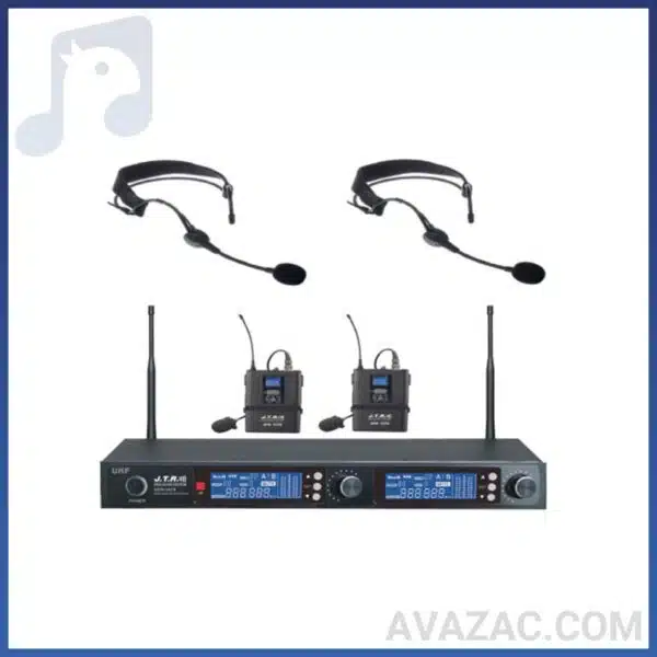میکروفن بیسیم دو کانال هدمیک یقه ای جی تی آر مدل UEM-992