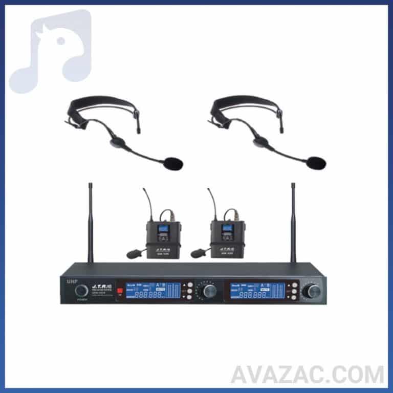 میکروفن بیسیم دو کانال هدمیک یقه ای جی تی آر مدل UEM-992