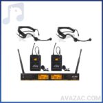 میکروفن بیسیم هدمیک یقه ای جی تی آر مدل UJM-762