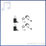 میکروفن بیسیم دو کانال هدمیک یقه ای جی تی آر مدل UJM-882