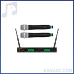 میکروفن بیسیم دو کانال دستی جی تی آر مدل UJM-882