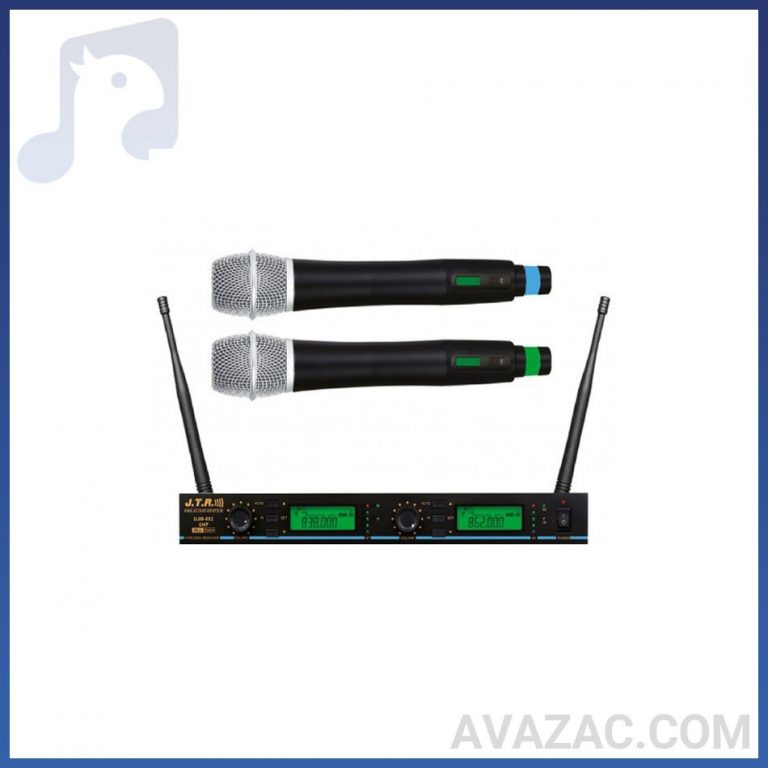 میکروفن بیسیم دو کانال دستی جی تی آر مدل UJM-882