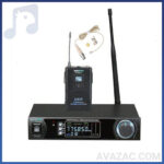 میکروفون بیسیم یقه ای تک کانال آسیا امپ مدل 800b