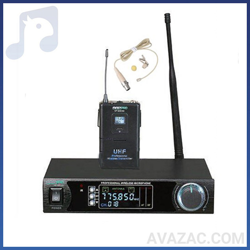 میکروفون بیسیم یقه ای تک کانال آسیا امپ مدل 800b