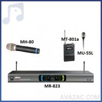 میکروفون بیسیم دو کانال دستی یقه ای مایپرو مدل mr823