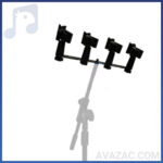 چهارراهی پایه میکروفون زیکو