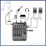 خرید آنلاین کنسول صدا میکسر بهرینگر مدل XENYX-QX602MP3