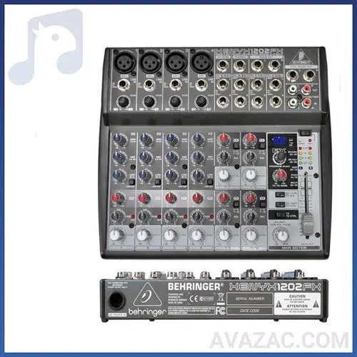 میکسر صدا بهرینگر مدل XENYX 1202FX