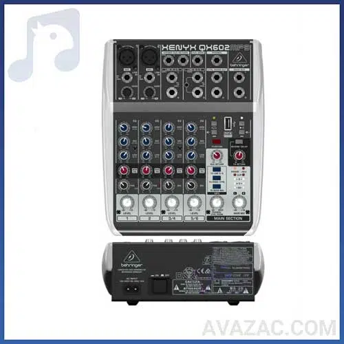 میکسر بهرینگر مدل XENYX-QX602MP3