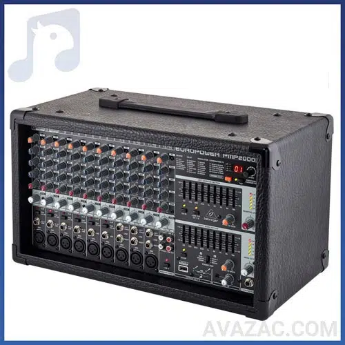 پاورمیکسر صندوقی حرفه ای بهرینگر مدل PMP2000D