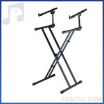 پایه میکسر و کیبورد دو طبقه بازودار زیکو