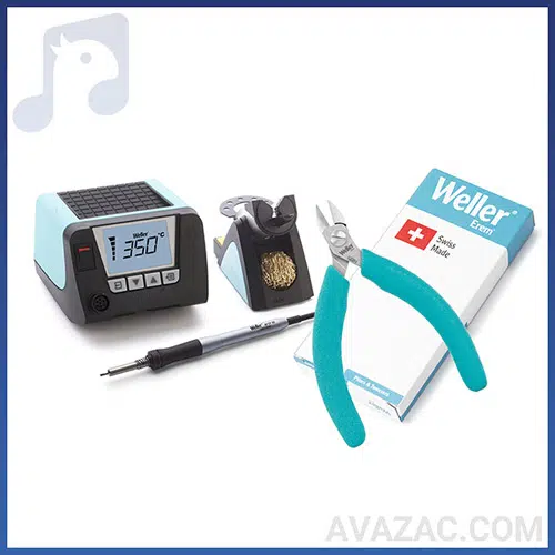دستگاه لحیم کاری ولر wt1012 و سیم چین erem 522n
