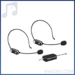 میکروفون بیسیم پرتابل 2 کانال هدمیک زیکو T-2