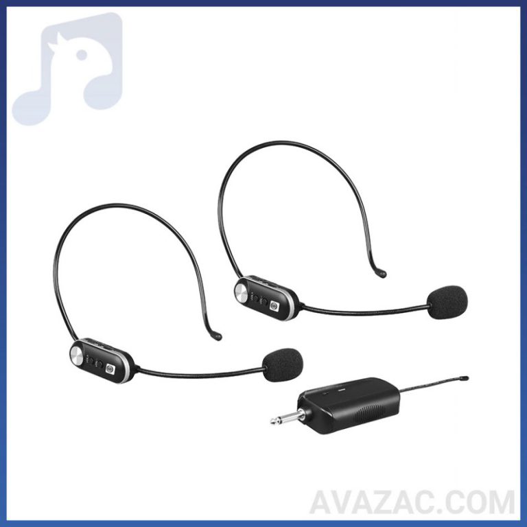 میکروفون بیسیم پرتابل 2 کانال هدمیک زیکو T-2