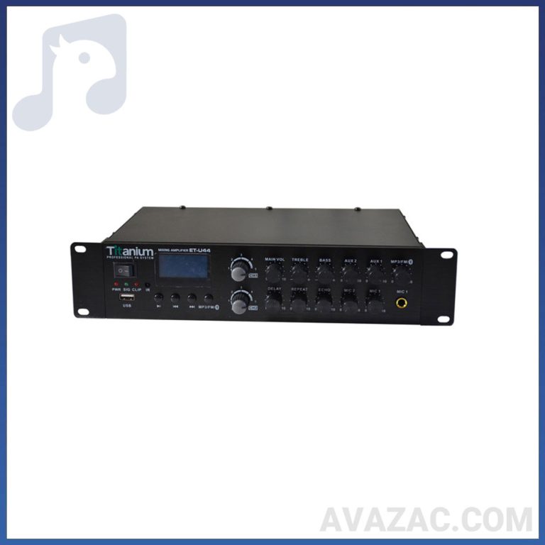 آمپلی فایر اهمی ولتی تیتانیوم TITANIUM ET-U44