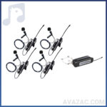 میکروفون-بیسیم-پرتابل-یقه-ای-4-کانال-زیکو-ZICO-PRO-4C