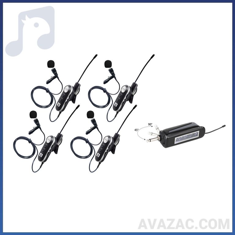 میکروفون-بیسیم-پرتابل-یقه-ای-4-کانال-زیکو-ZICO-PRO-4C