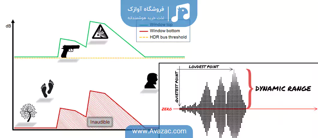 شنوایی انسان و داینامیک رنج