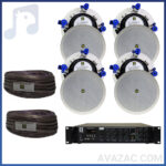 پکیج سیستم صوتی کافه 100 متری