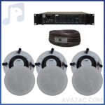 پکیج سیستم صوتی رستوران 100 متری