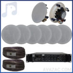 پکیج سیستم صوتی کافه 150 متری