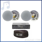 پکیج سیستم صوتی کافه 50 متری