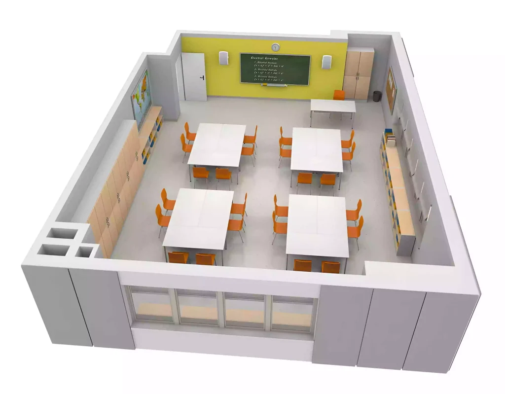 پلان سیستم صوتی مدرسه