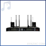 میکروفون بیسیم 2 کانال یقه ای زیکو ZICO UH-50CC