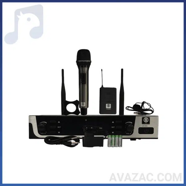 میکروفون بیسیم یقه ای دستی زیکو ZICO UH-600HC