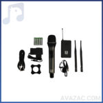 میکروفون بیسیم یقه ای دستی زیکو UH-600HC