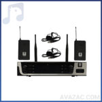 میکروفون بیسیم 2 کانال یقه ای زیکو ZICO UH-600CC