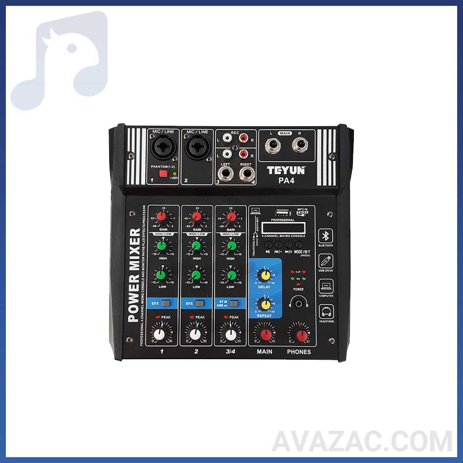 پاور میکسر تی یو ان Teyun PA4